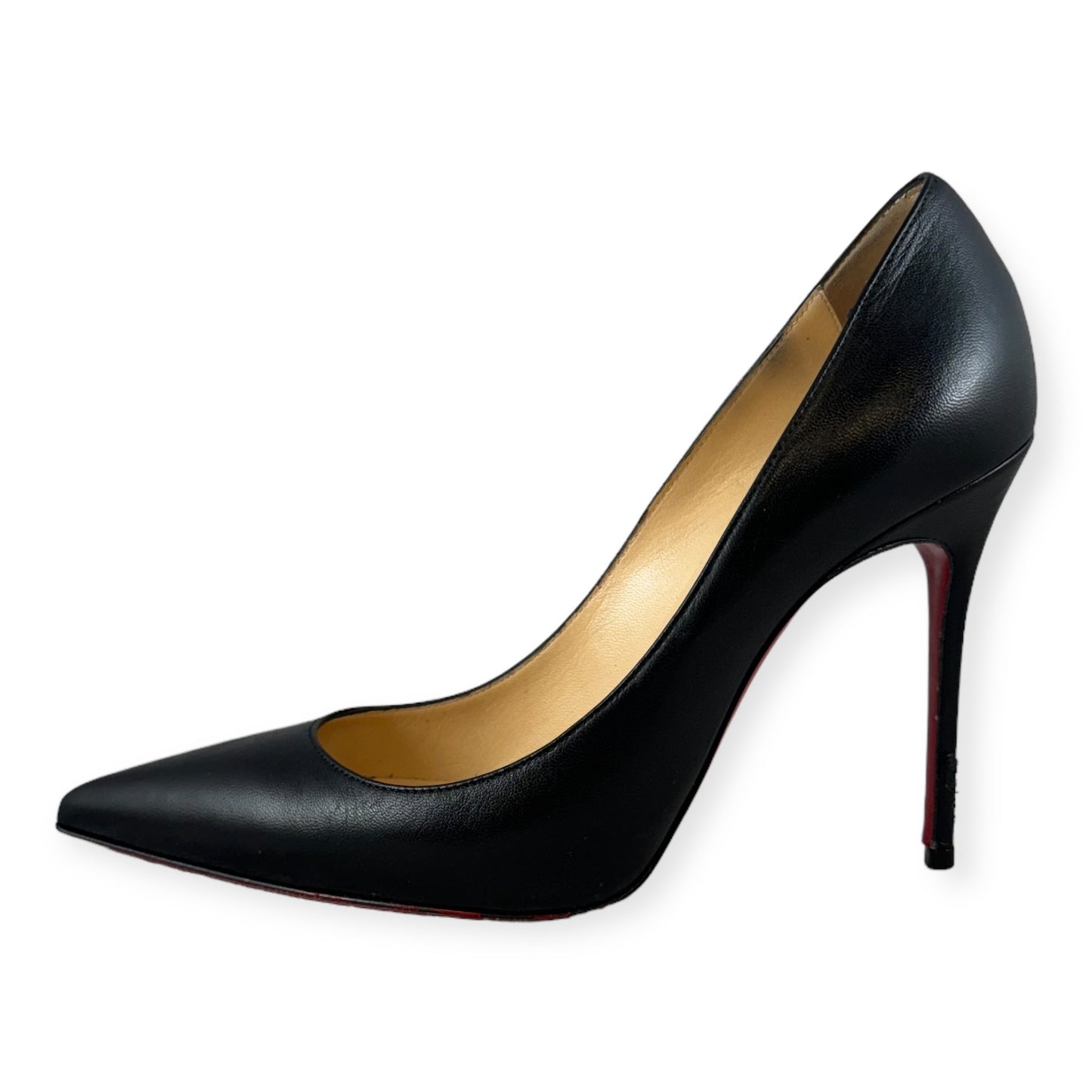 CHRISTIAN LOUBOUTIN Decollette Pumps in Black | Size 37