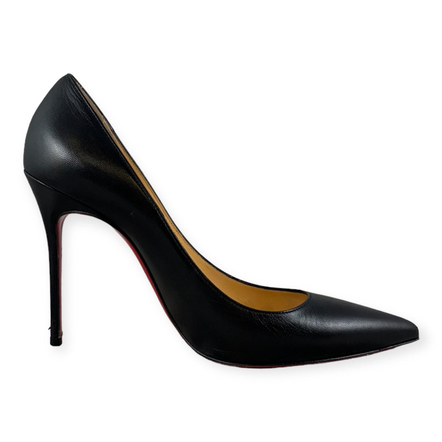 CHRISTIAN LOUBOUTIN Decollette Pumps in Black | Size 37