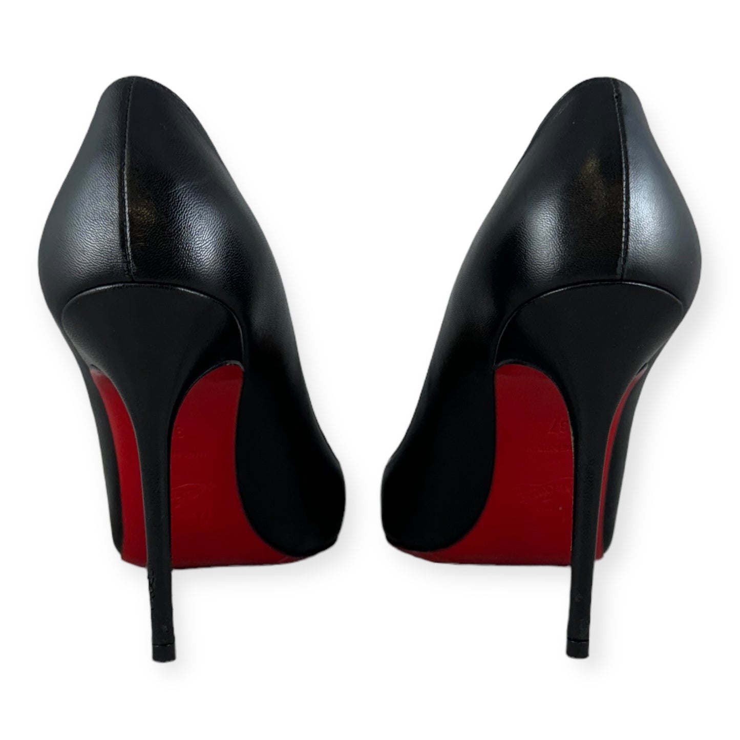 CHRISTIAN LOUBOUTIN Decollette Pumps in Black | Size 37