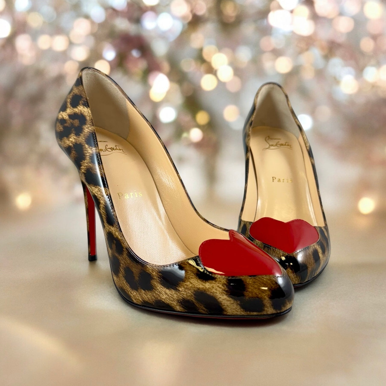 Christian Louboutin Doracora Heart Pumps Size 38