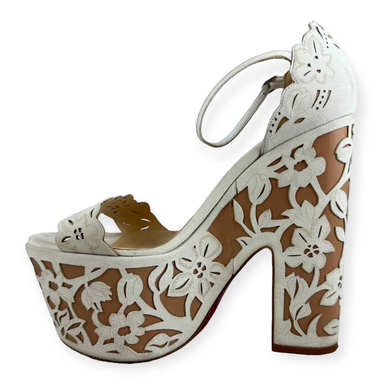 CHRISTIAN LOUBOUTIN Houghton Platform Sandals | Size 37.5