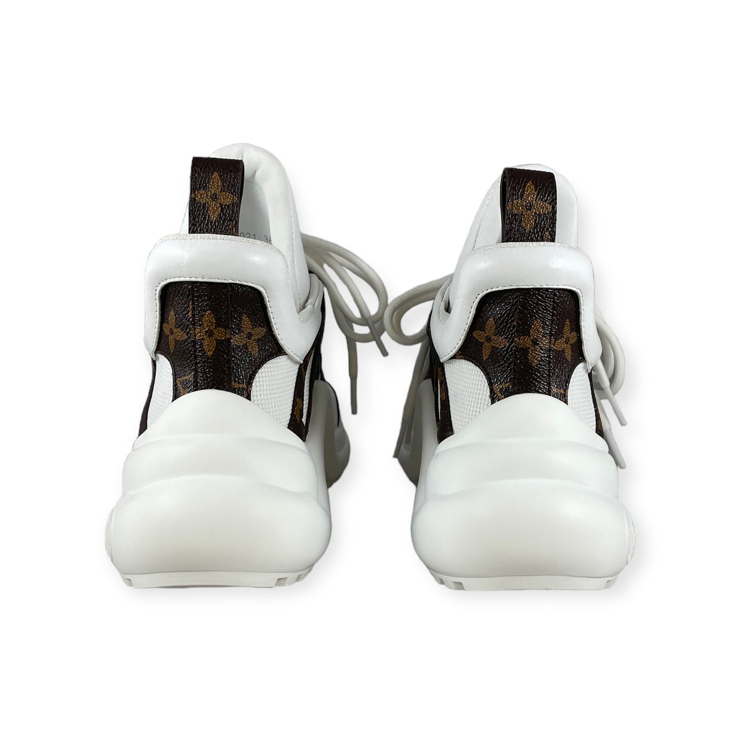 LOUIS VUITTON Archlight Sneakers in White Monogram | Size 36