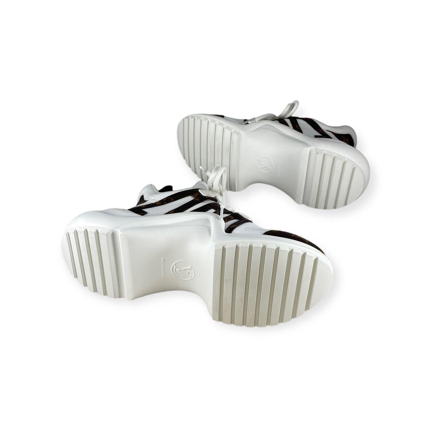 LOUIS VUITTON Archlight Sneakers in White Monogram | Size 36