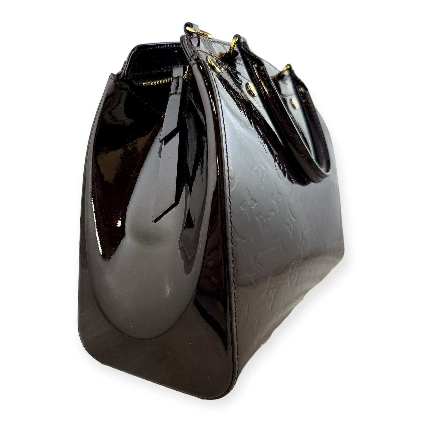 LOUIS VUITTON Amarante Vernis Brea MM NM Handbag