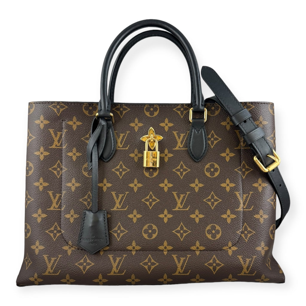 LOUIS VUITTON Flower Tote Monogram Canvas