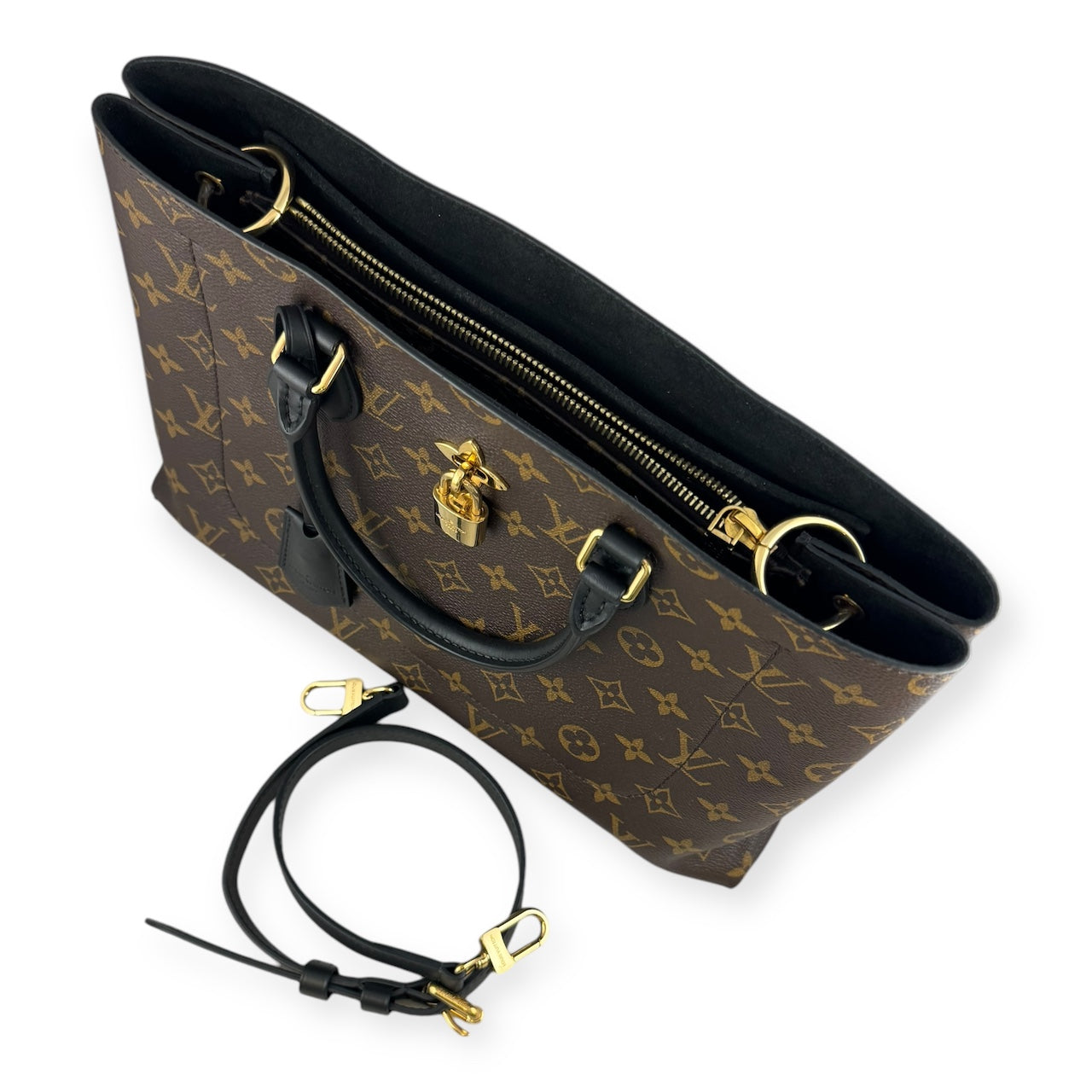 LOUIS VUITTON Flower Tote Monogram Canvas