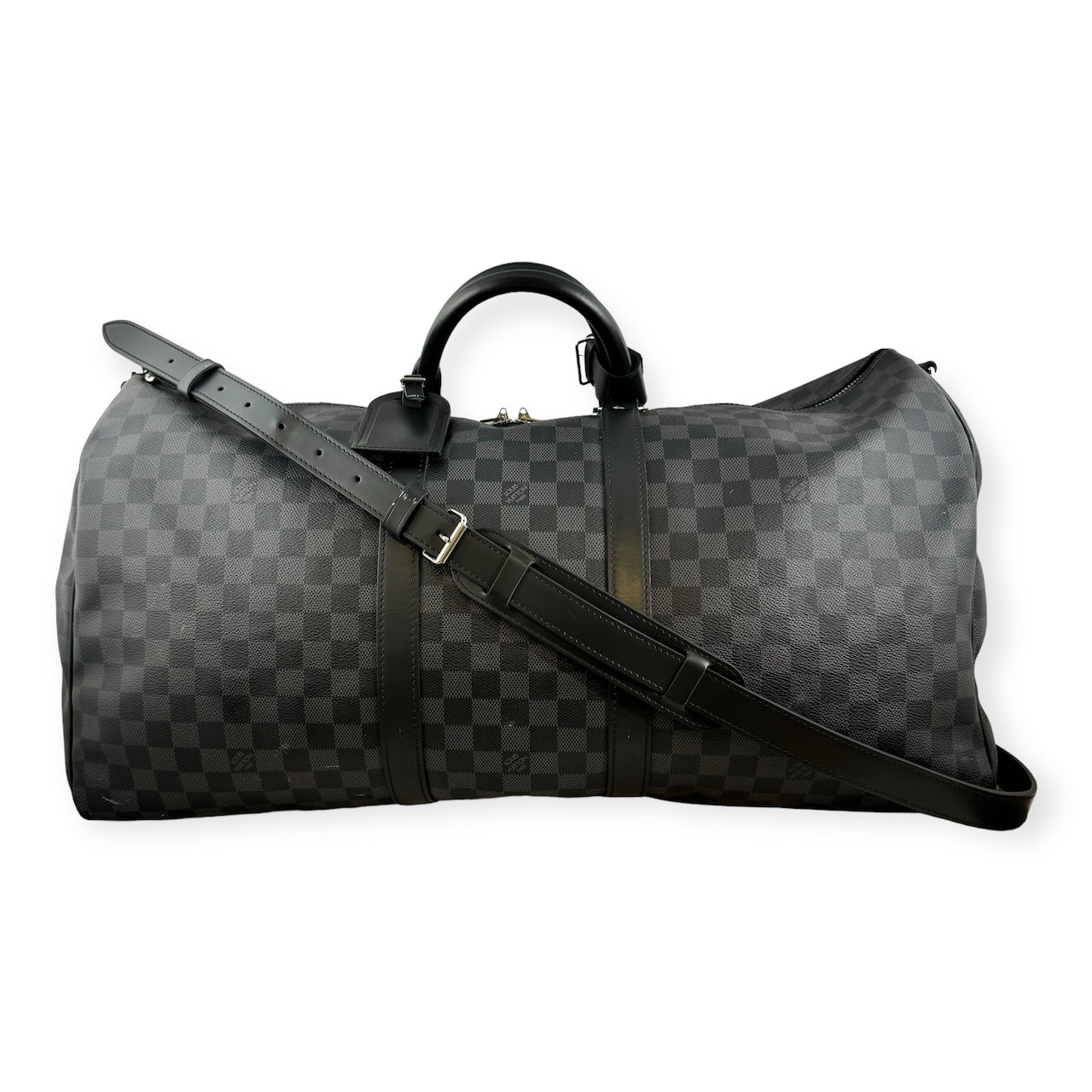 LOUIS VUITTON Keepall Bandouliere 55 Damier Graphite