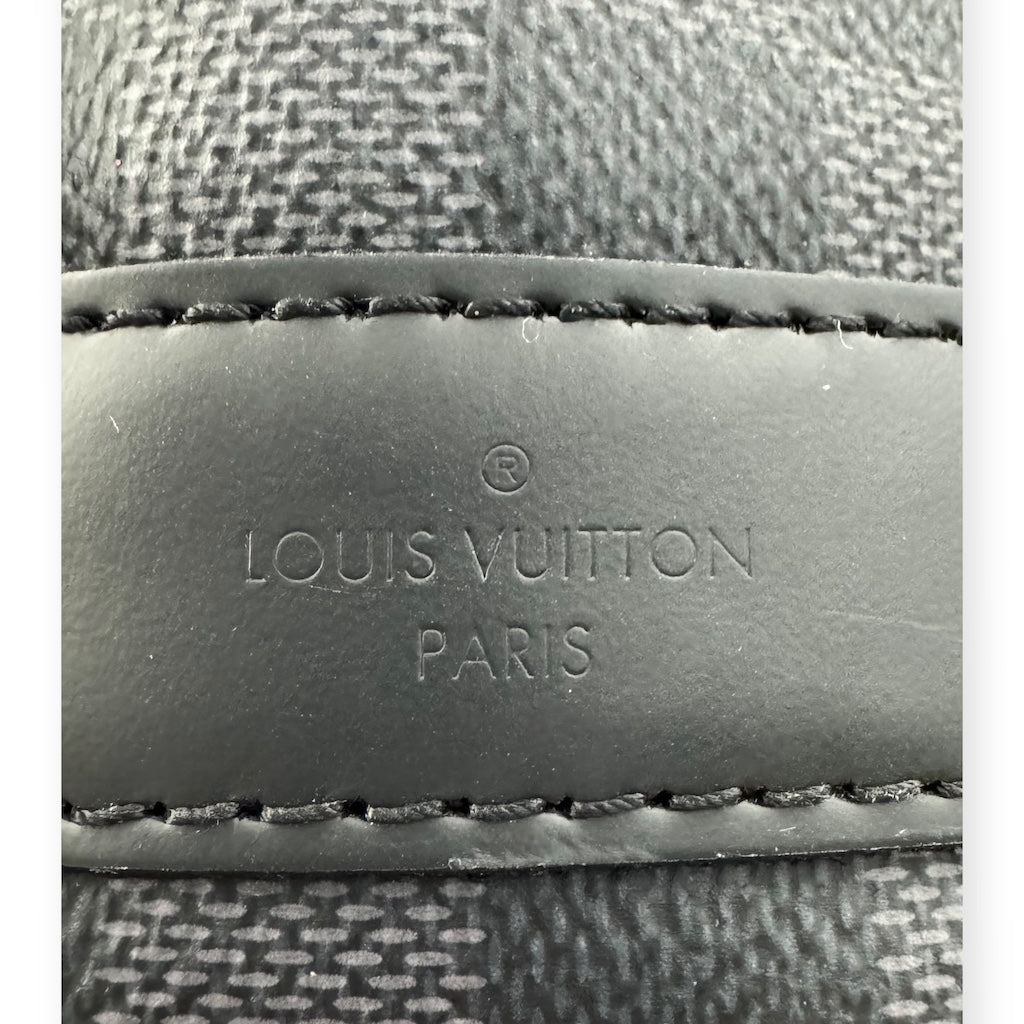 LOUIS VUITTON Keepall Bandouliere 55 Damier Graphite