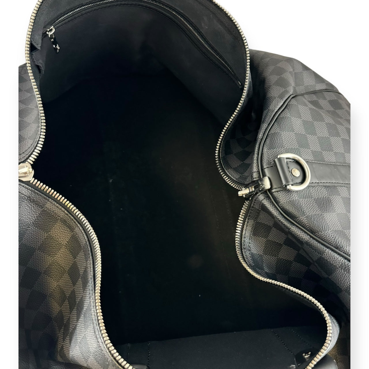 LOUIS VUITTON Keepall Bandouliere 55 Damier Graphite