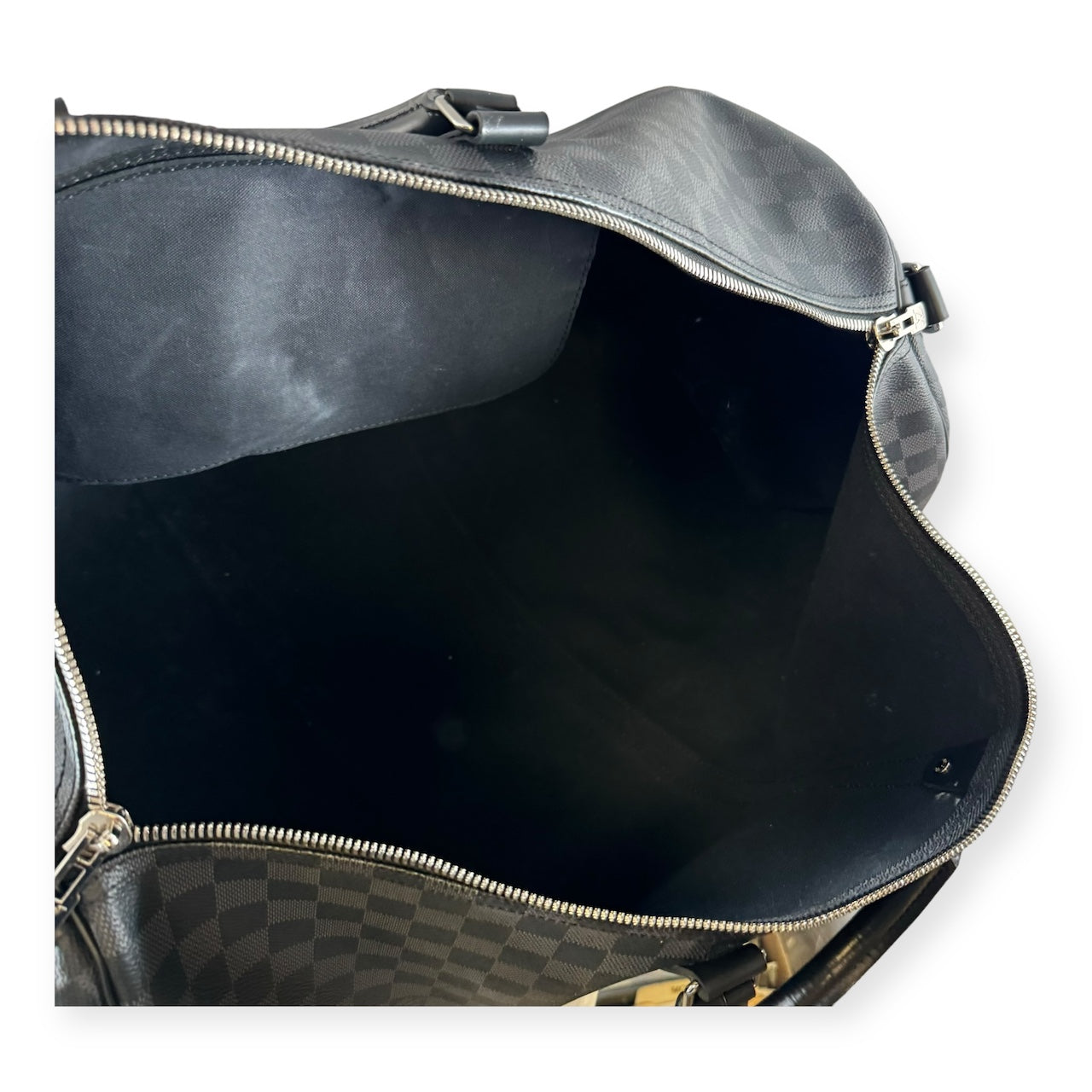 LOUIS VUITTON Keepall Bandouliere 55 Damier Graphite