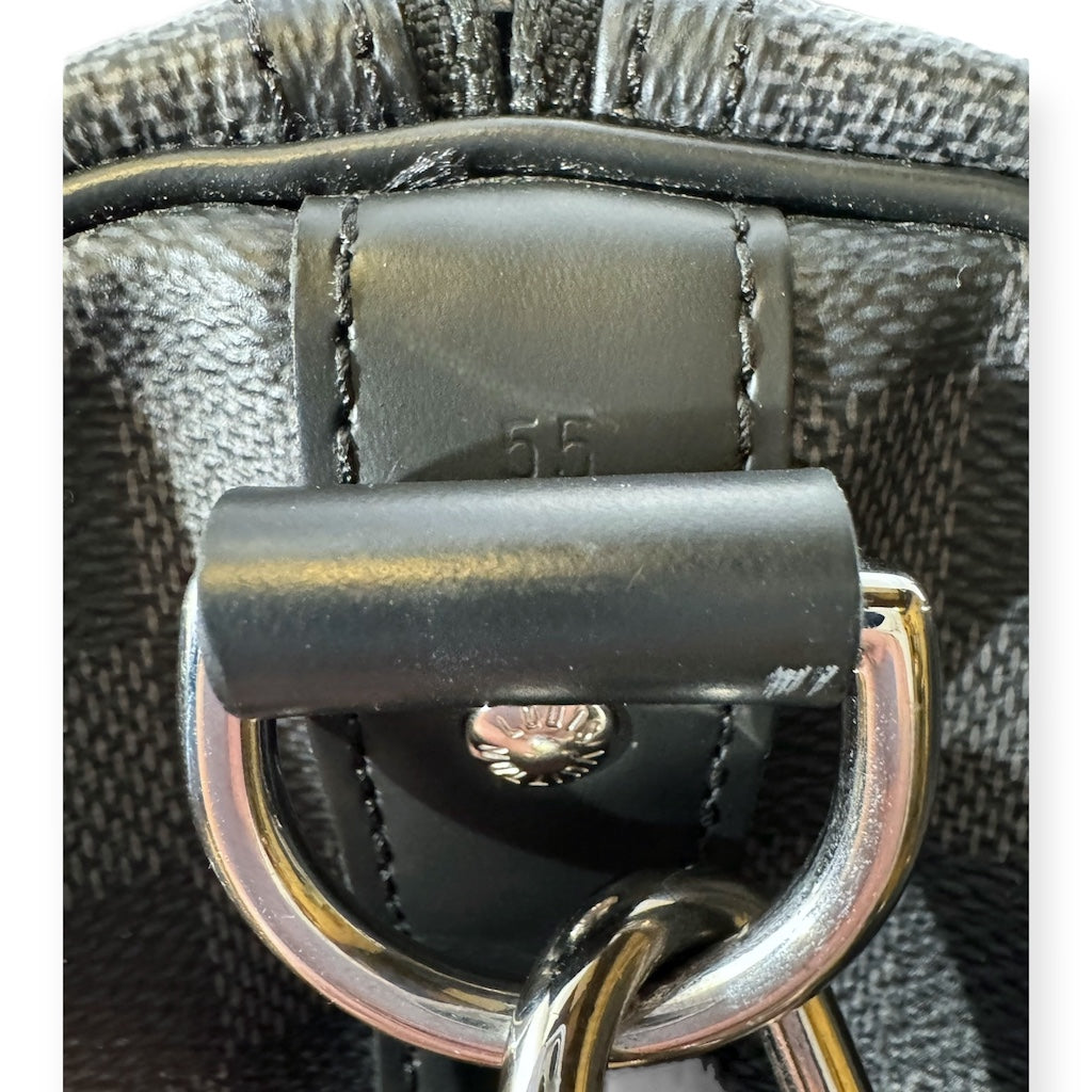 LOUIS VUITTON Keepall Bandouliere 55 Damier Graphite