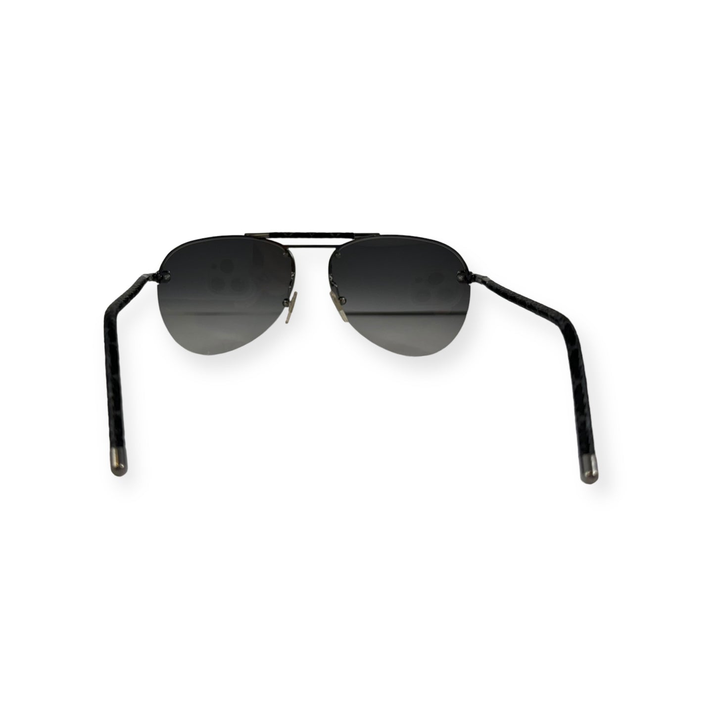 LOUIS VUITTON Monogram Aviator Sunglasses in Gray