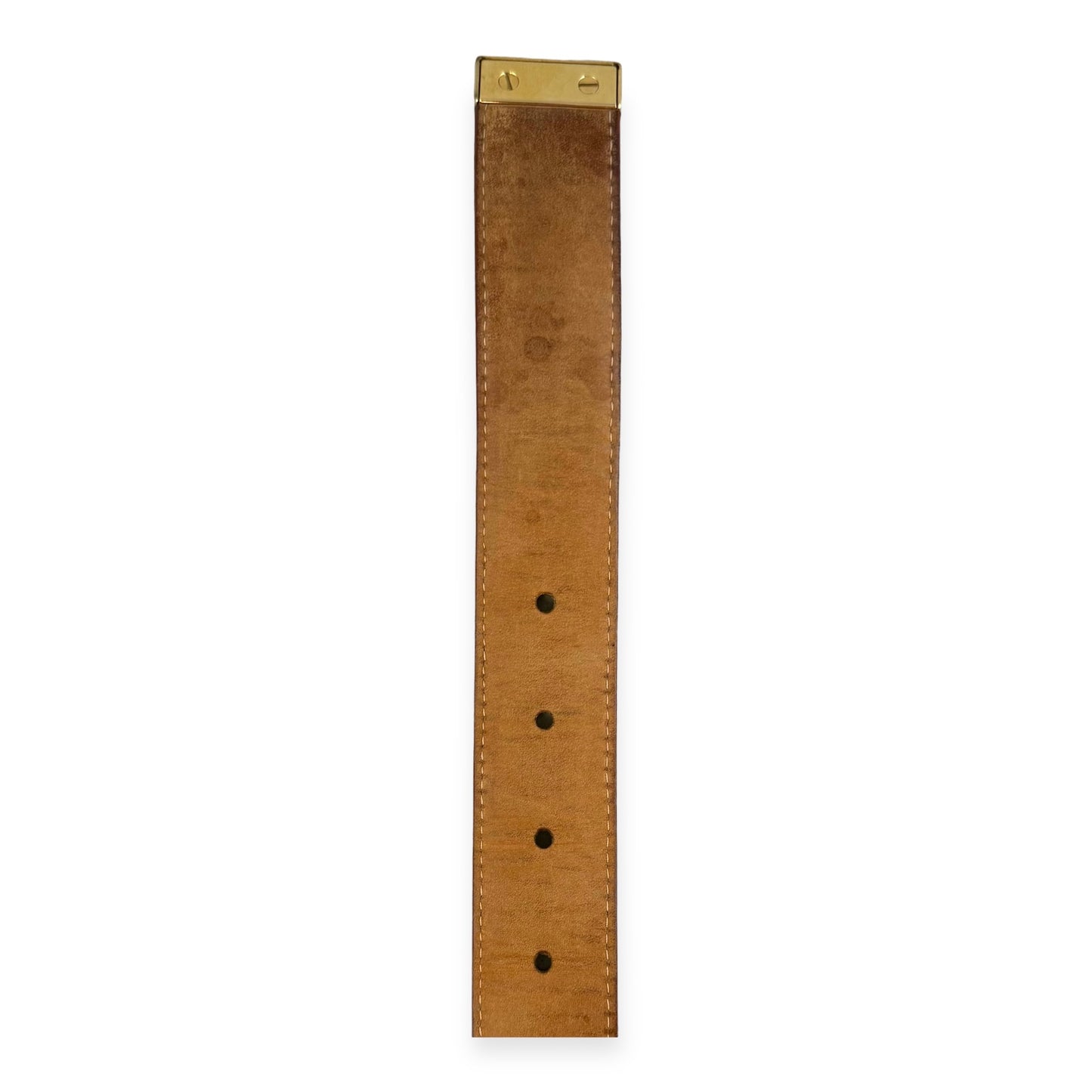 LOUIS VUITTON Monogram Belt in White Multicolor | Size 90/36