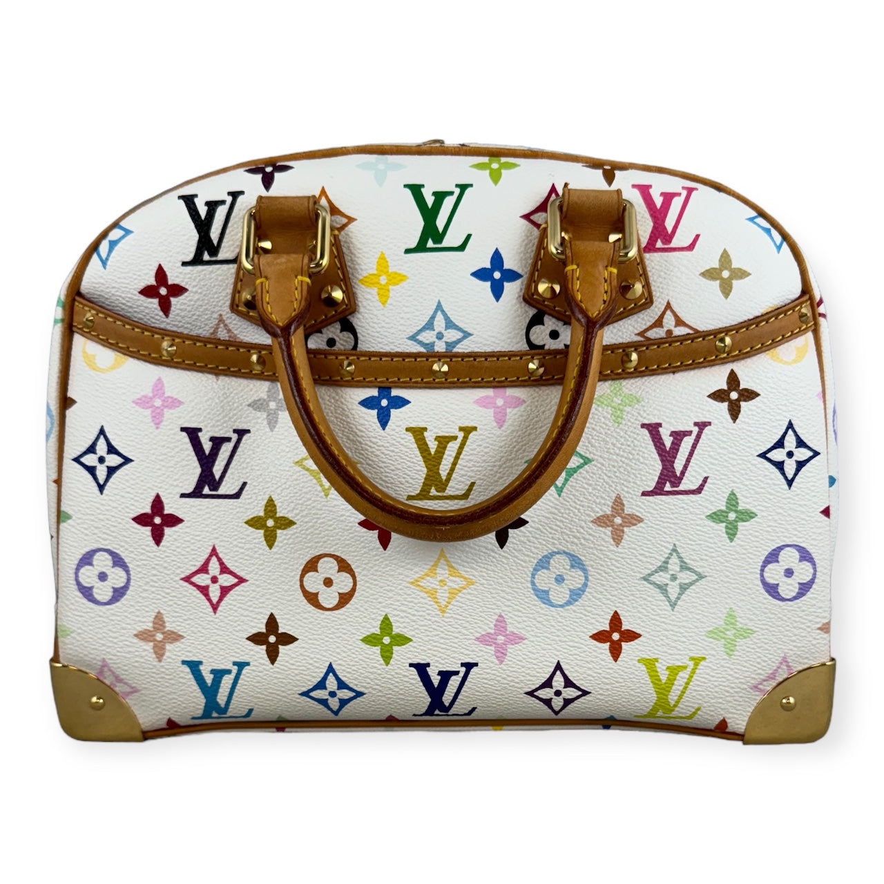 LOUIS VUITTON Multicolor Trouville in White