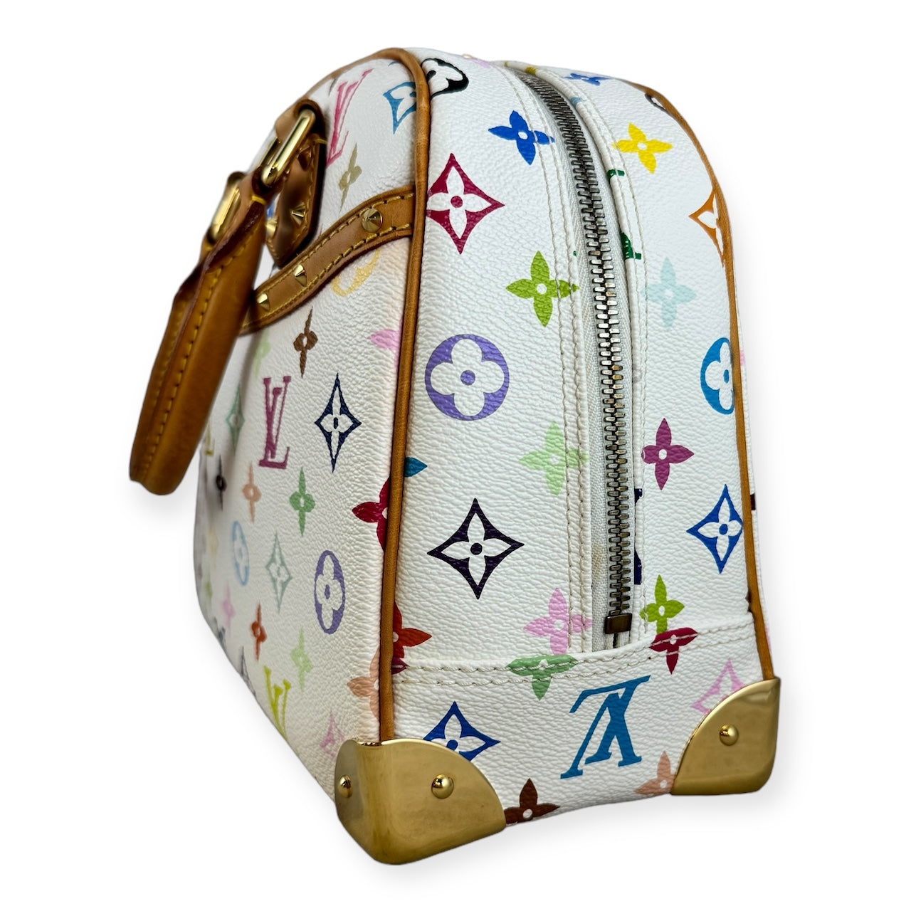 LOUIS VUITTON Multicolor Trouville in White
