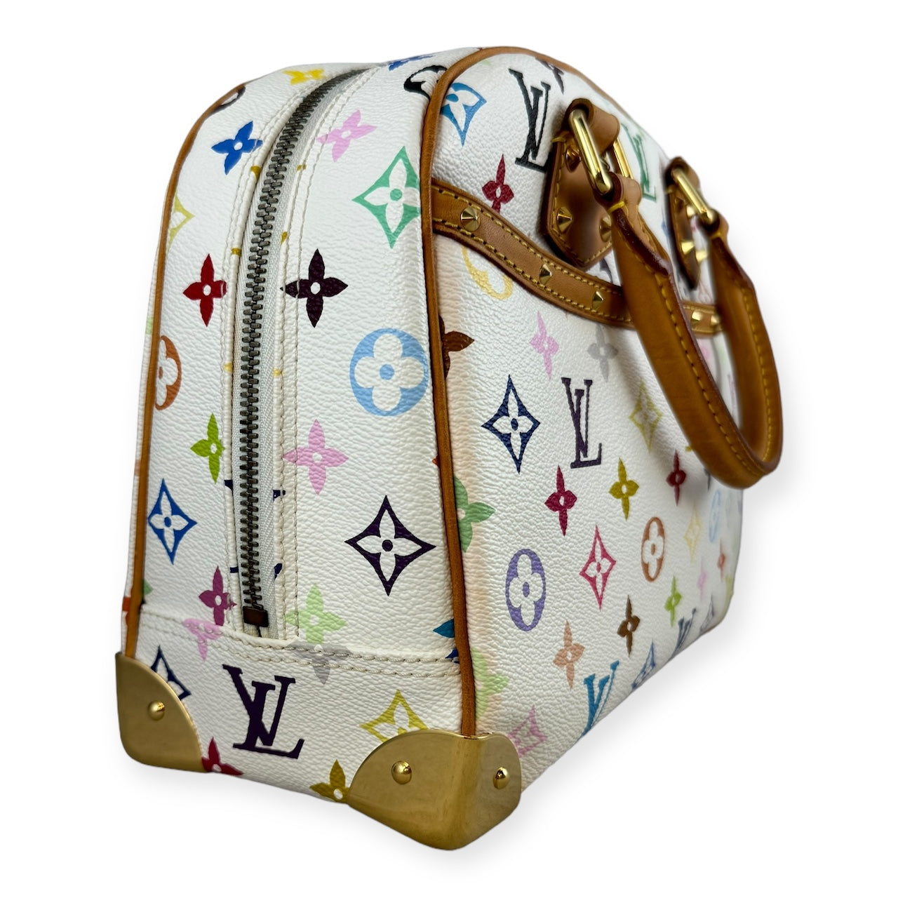 LOUIS VUITTON Multicolor Trouville in White