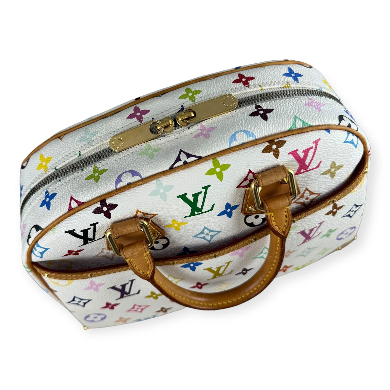 LOUIS VUITTON Multicolor Trouville in White