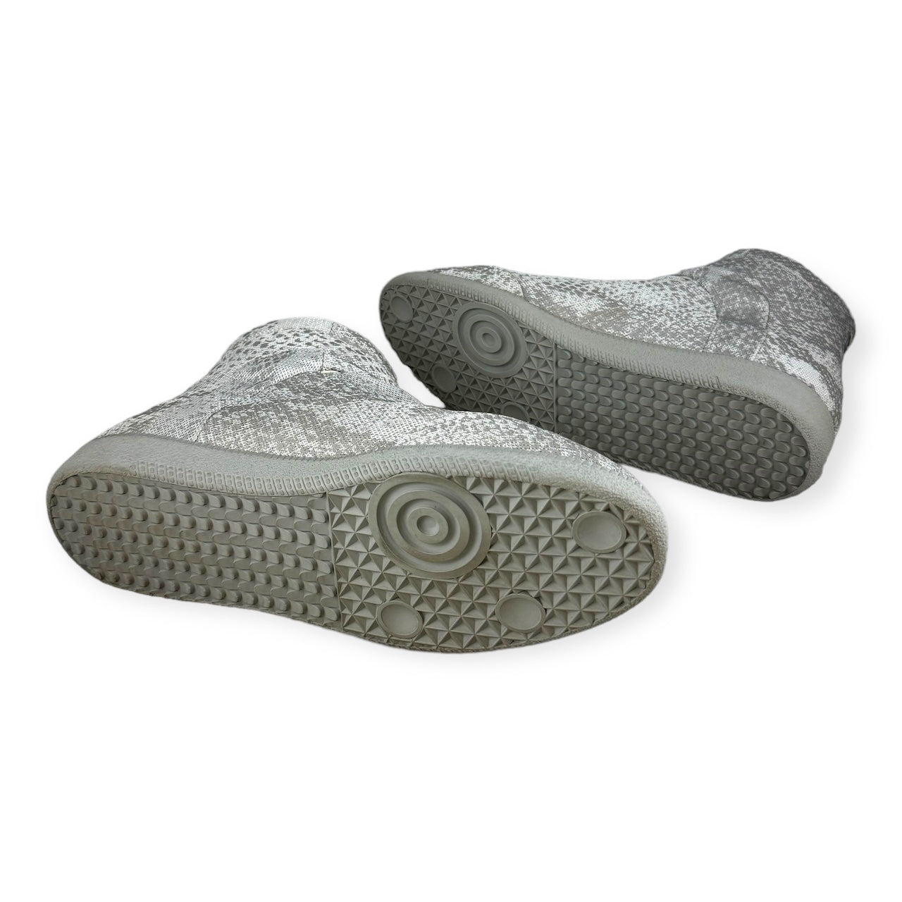 MAISON MARGIELA Future High-Top Sneakers in Silver | Size 43.5