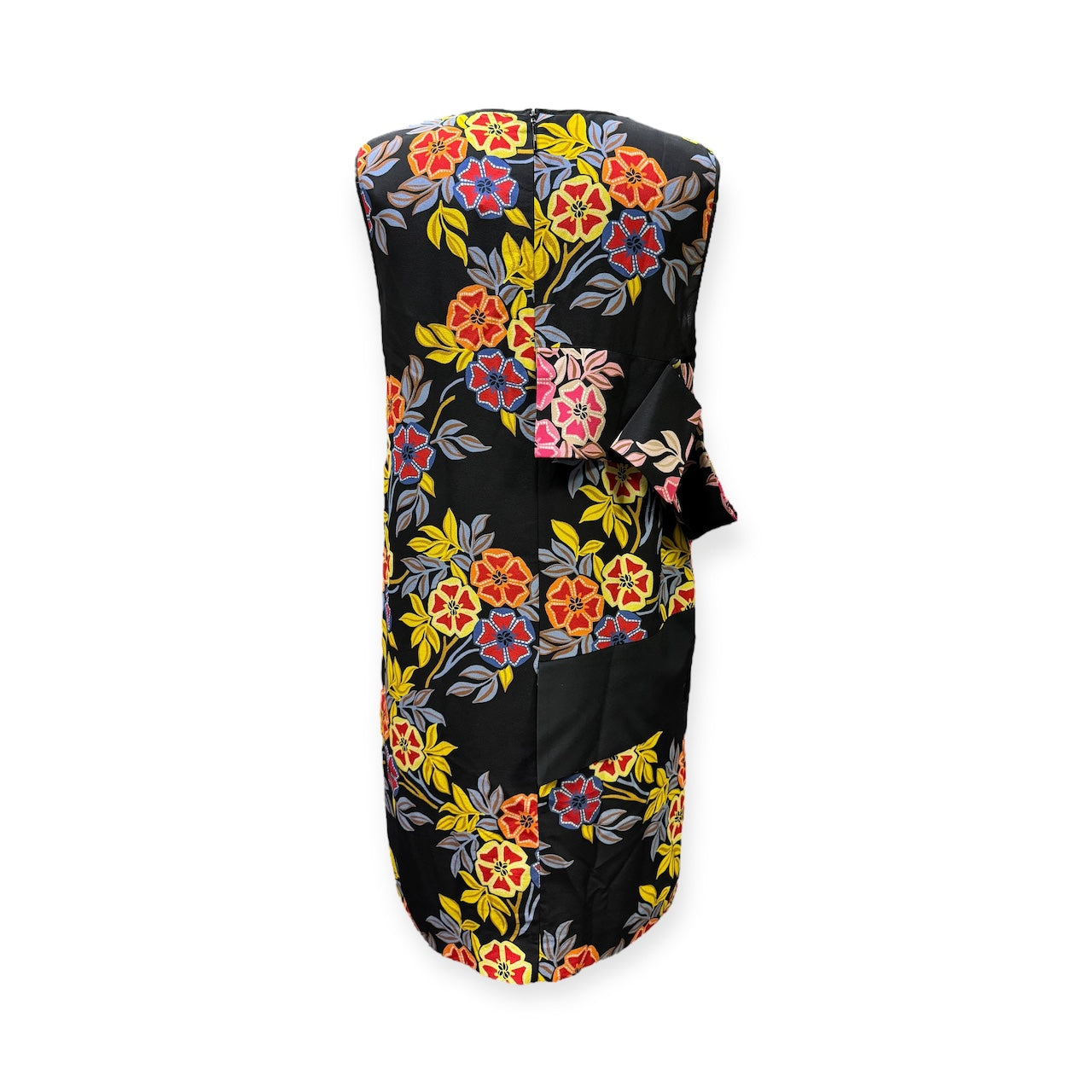 MSGM Floral Dress in Black Multi | Size Medium