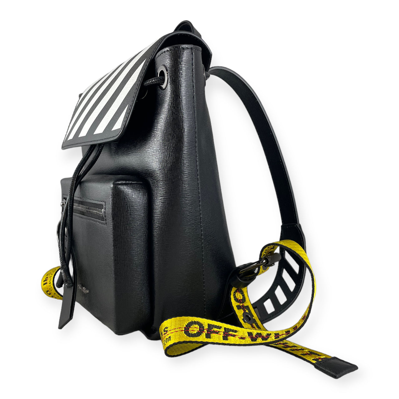 OFF-WHITE Diag Stripe Backpack in Black