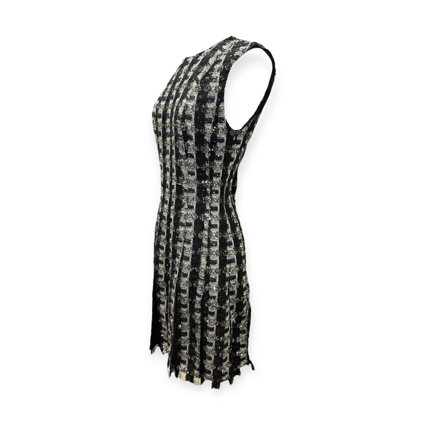 OSCAR DE LA RENTA Sequin Boucle Dress + Cardigan | Size 6