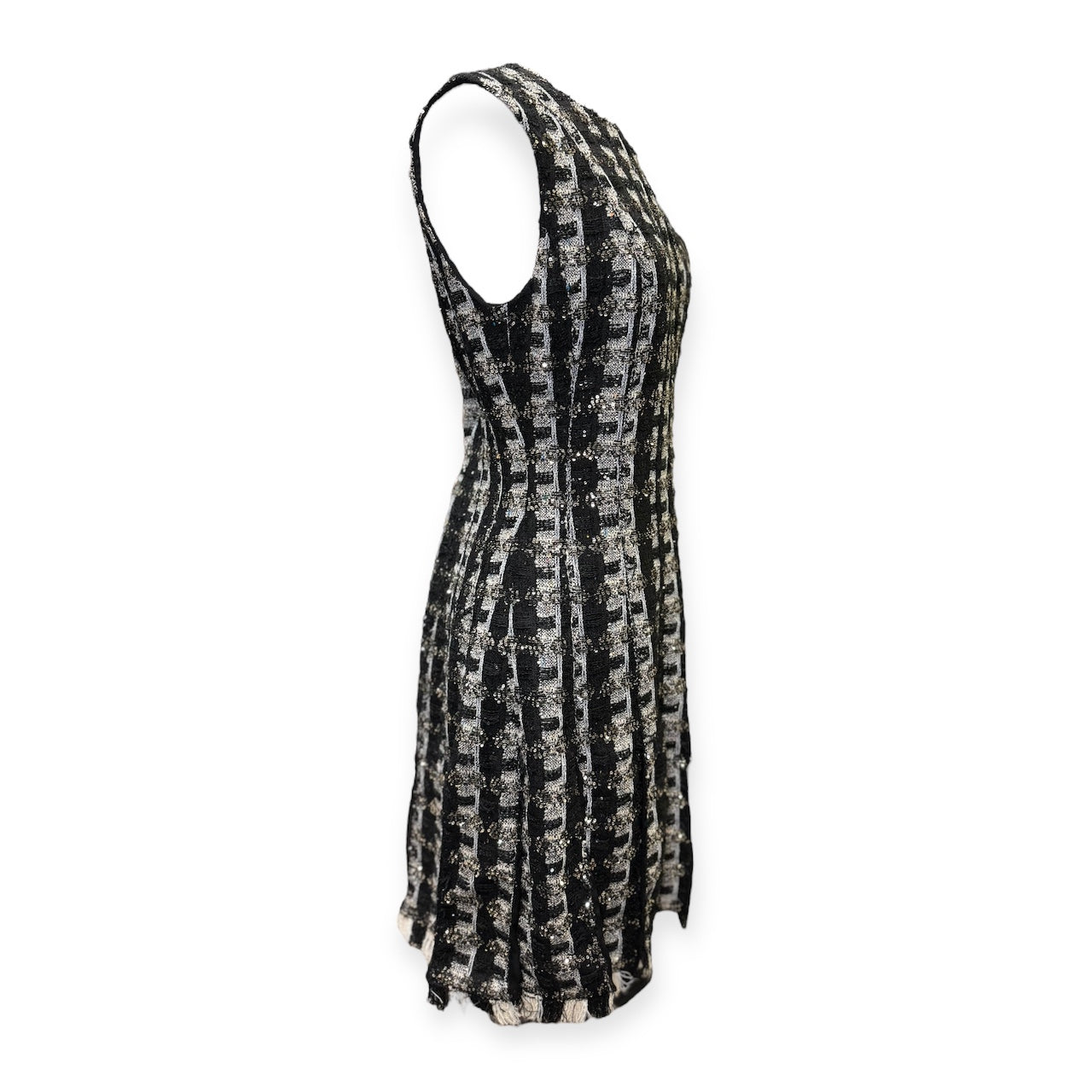 OSCAR DE LA RENTA Sequin Boucle Dress + Cardigan | Size 6