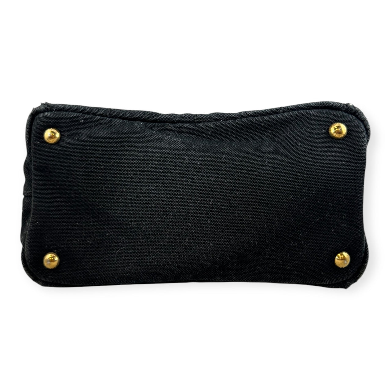 PRADA Canapa Logo Tote in Black