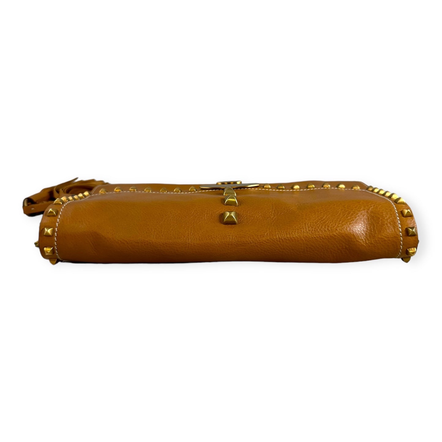 PRADA Studded Chain Shoulder Bag in Scotch