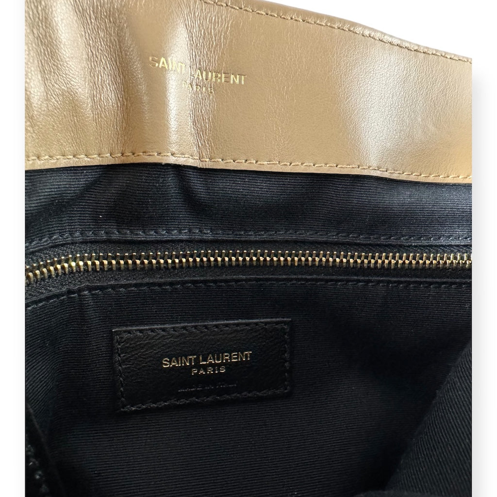 SAINT LAURENT Loulou Medium Bag in Nude