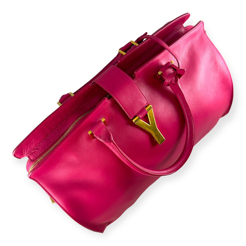 SAINT LAURENT Ligne Y Medium Cabas in Pink