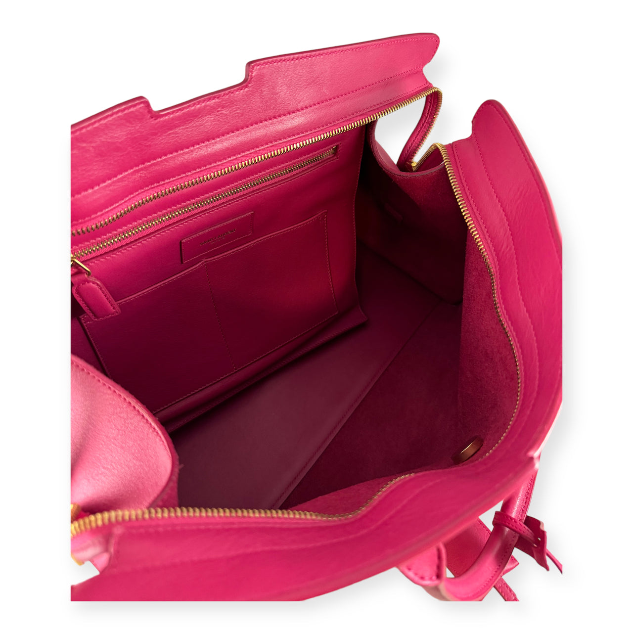 SAINT LAURENT Ligne Y Medium Cabas in Pink