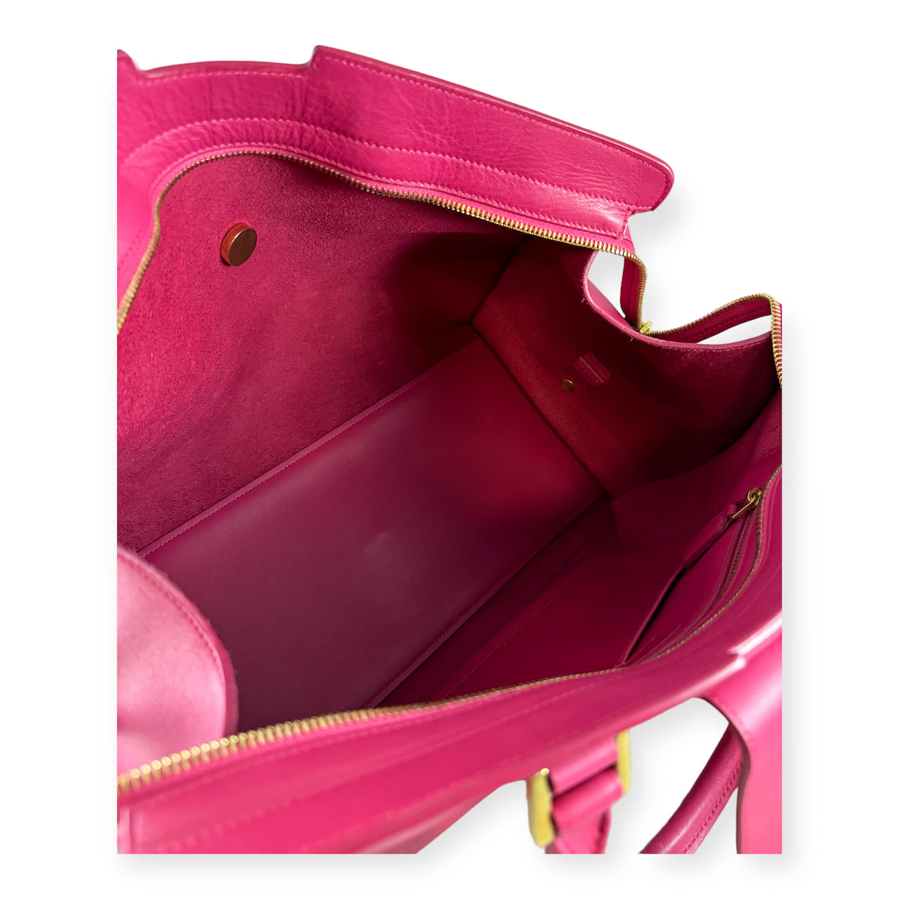 SAINT LAURENT Ligne Y Medium Cabas in Pink