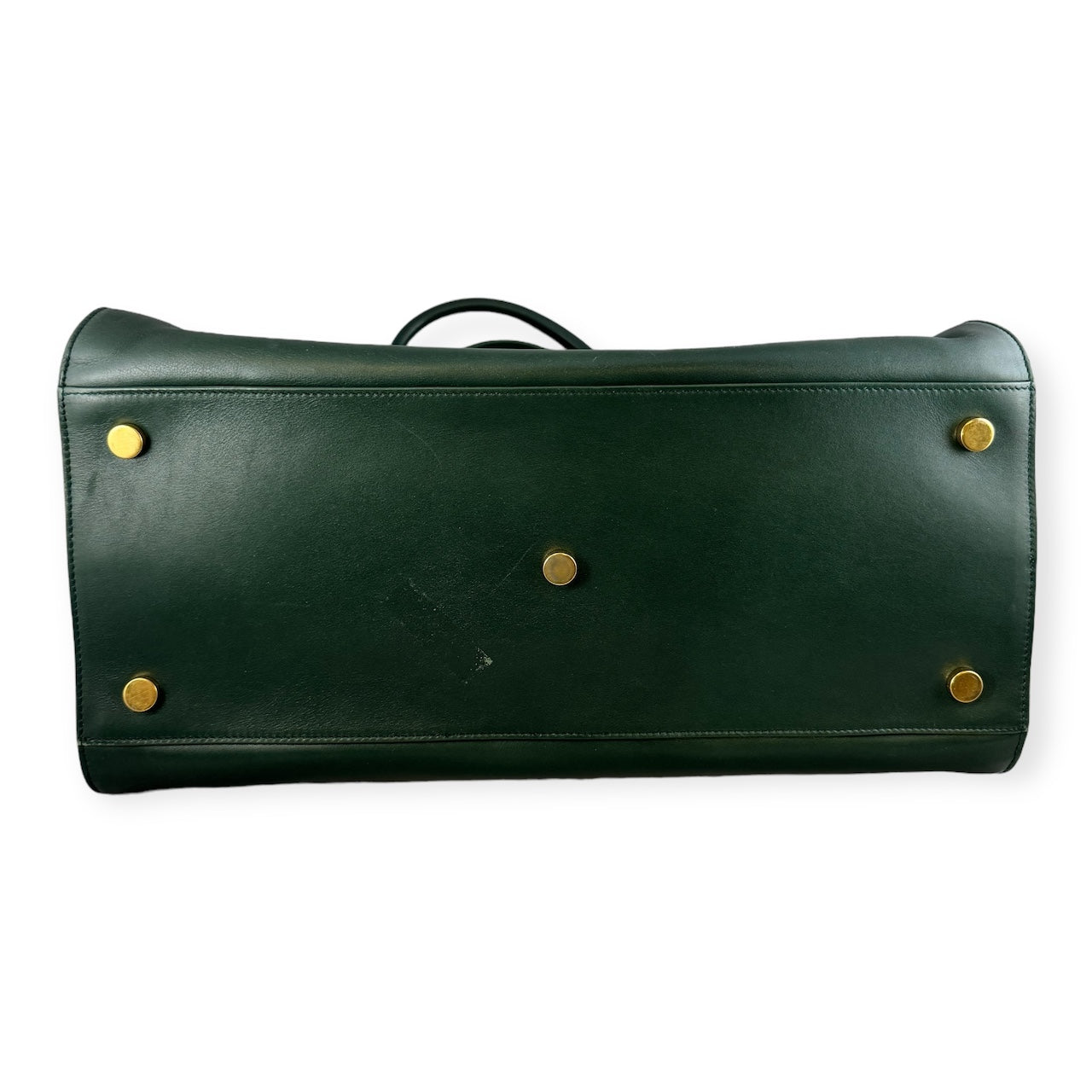 SAINT LAURENT Large Sac De Jour Tote Bag in Green