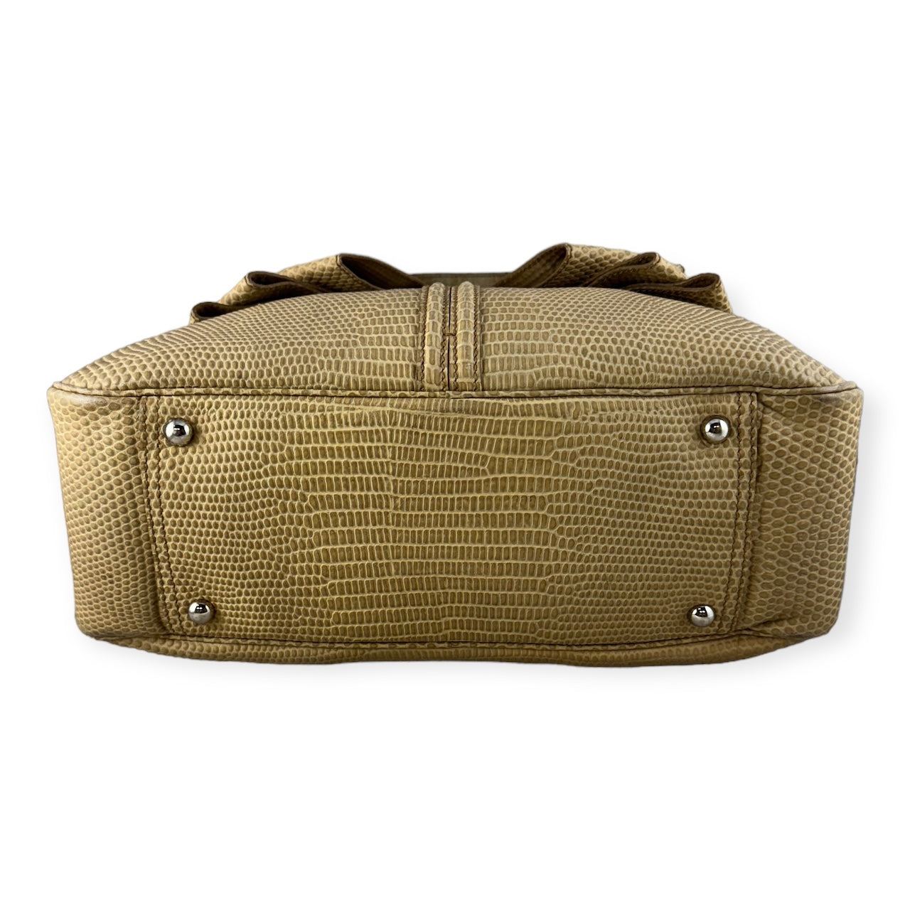 SAINT LAURENT Sac Y Bow Handbag in Nude