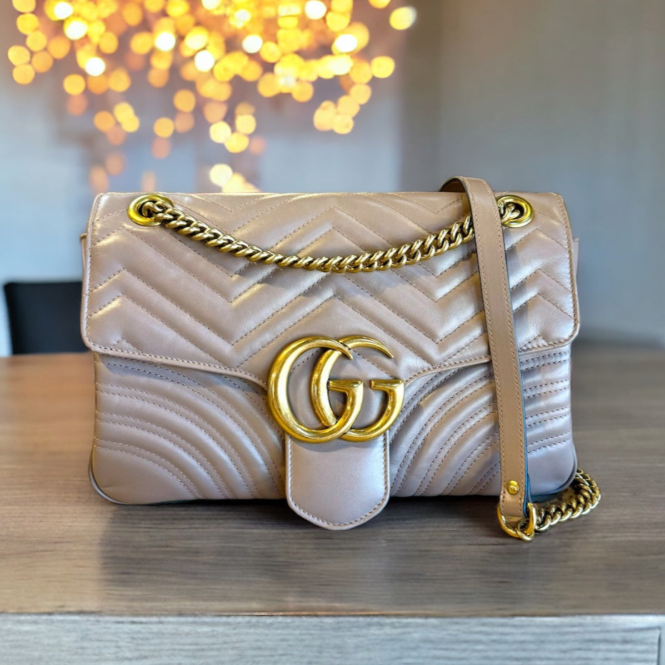 Gucci marmont small shops porcelain rose