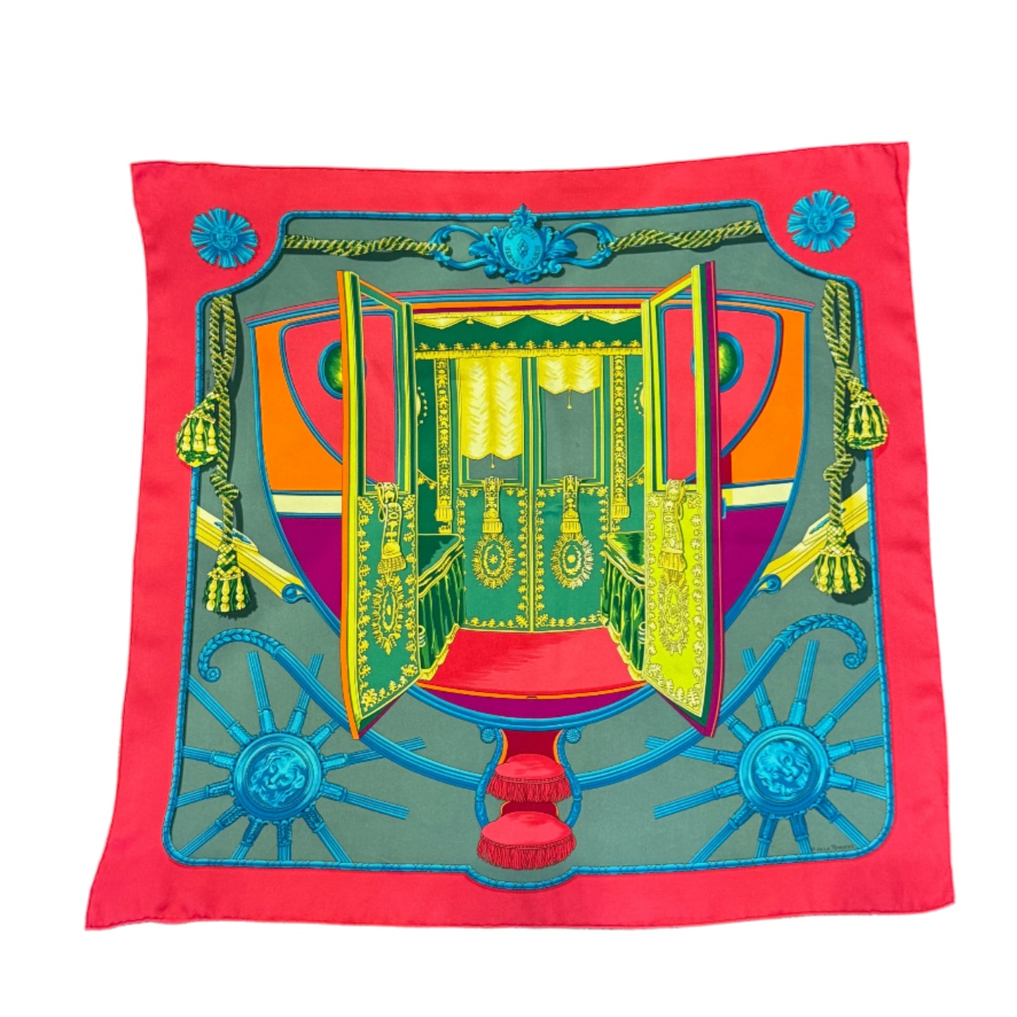 HERMES Coach Scarf by Françoise De La Perriere