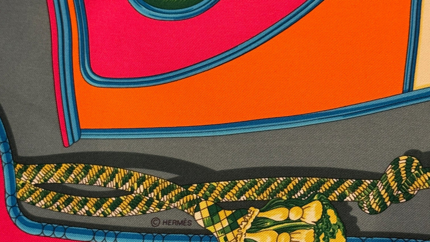 HERMES Coach Scarf by Françoise De La Perriere