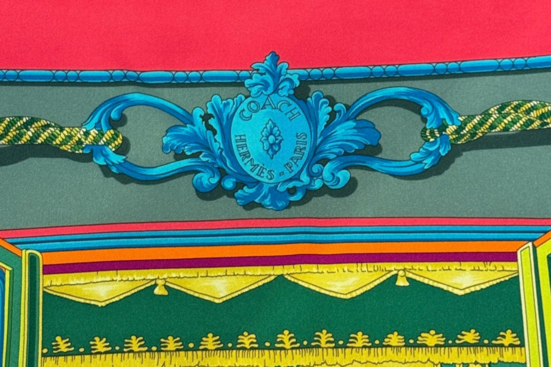 HERMES Coach Scarf by Françoise De La Perriere