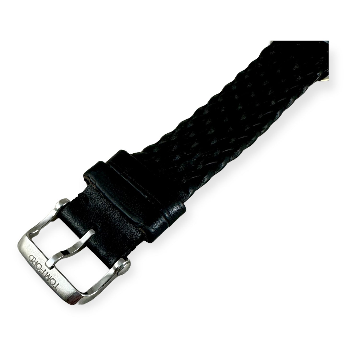 TOM FORD 004 Ocean Plastic Strap Watch in Black