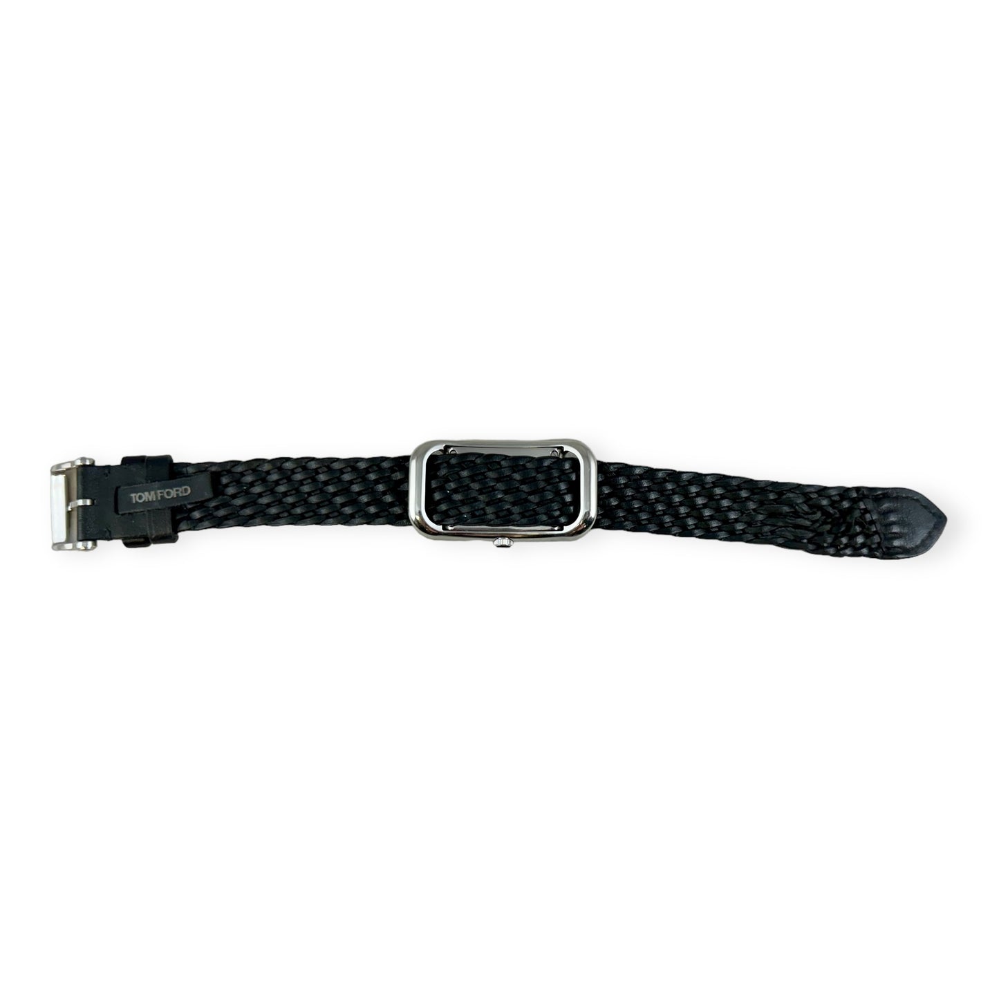 TOM FORD 004 Ocean Plastic Strap Watch in Black