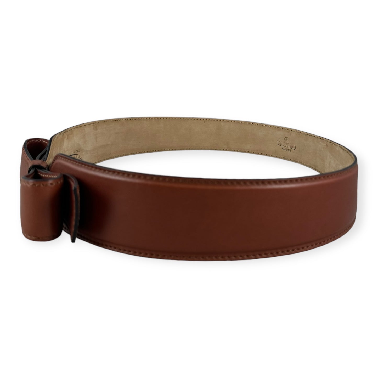 VALENTINO GARAVANI Bow Belt in Cognac | Size 90/36