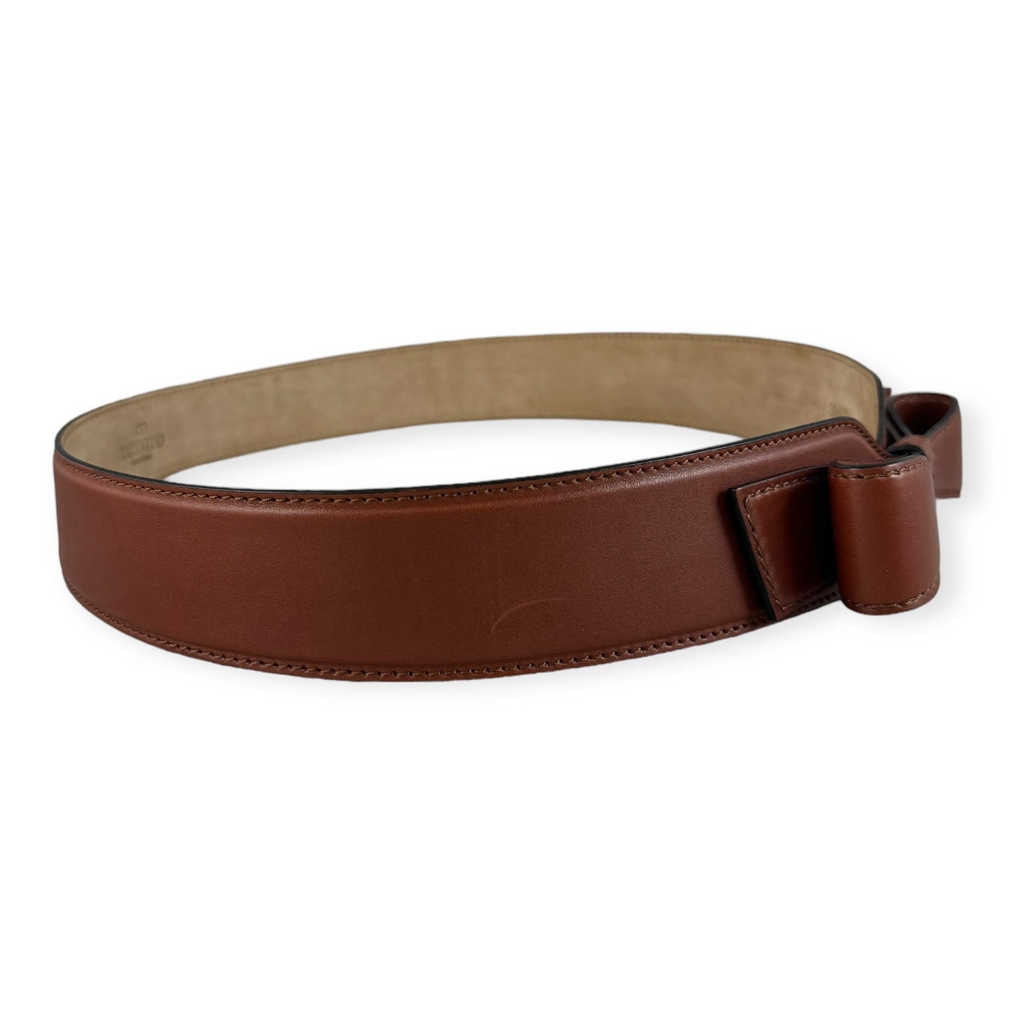 VALENTINO GARAVANI Bow Belt in Cognac | Size 90/36