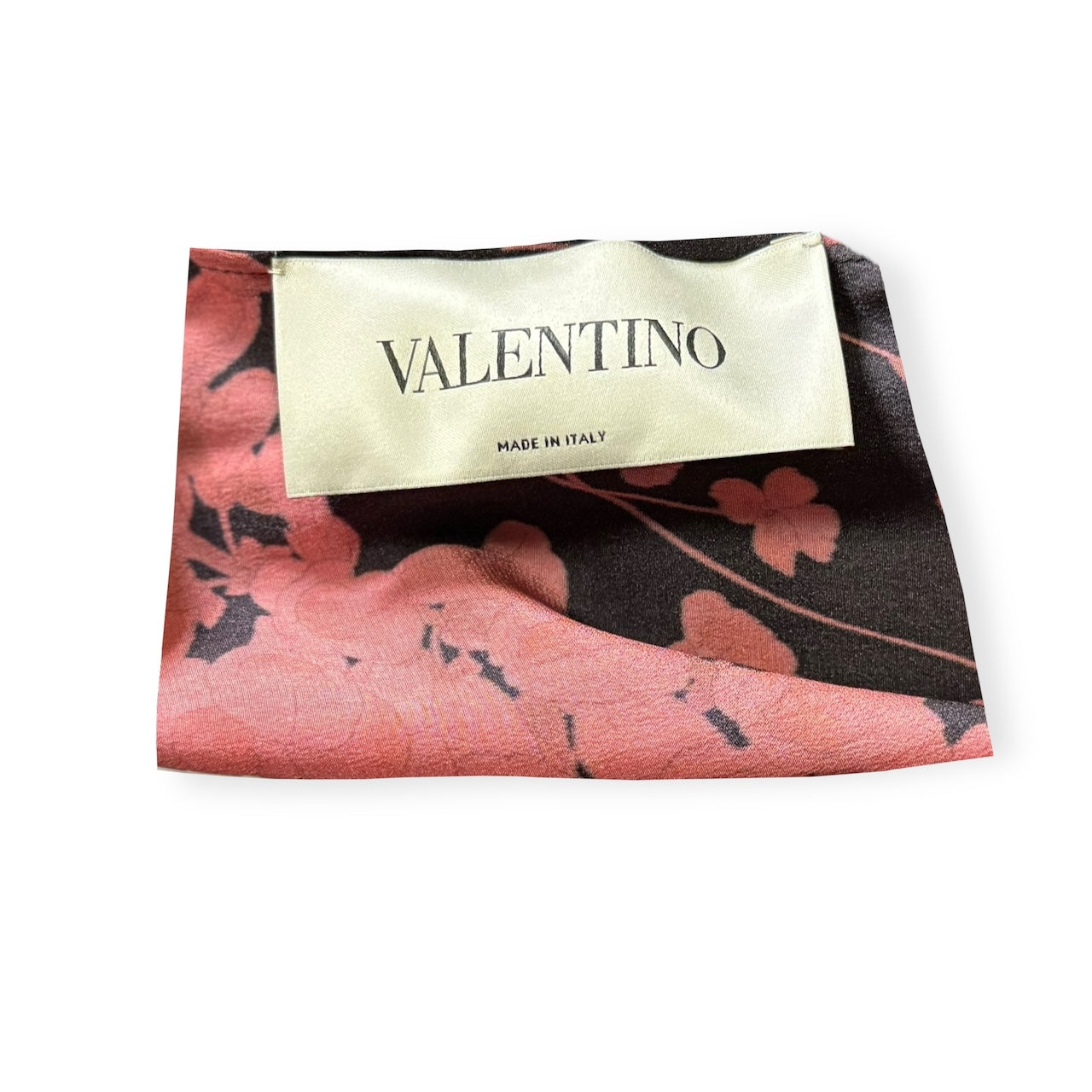 VALENTINO GARAVANI Floral Dress in Red Black | Size 12