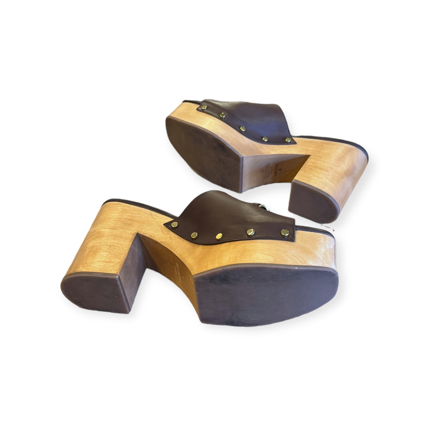 VALENTINO GARAVANI Vlogo Mules in Brown | Size 40