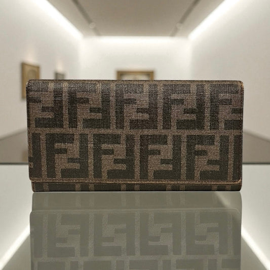 FENDI Zucca Continental Wallet