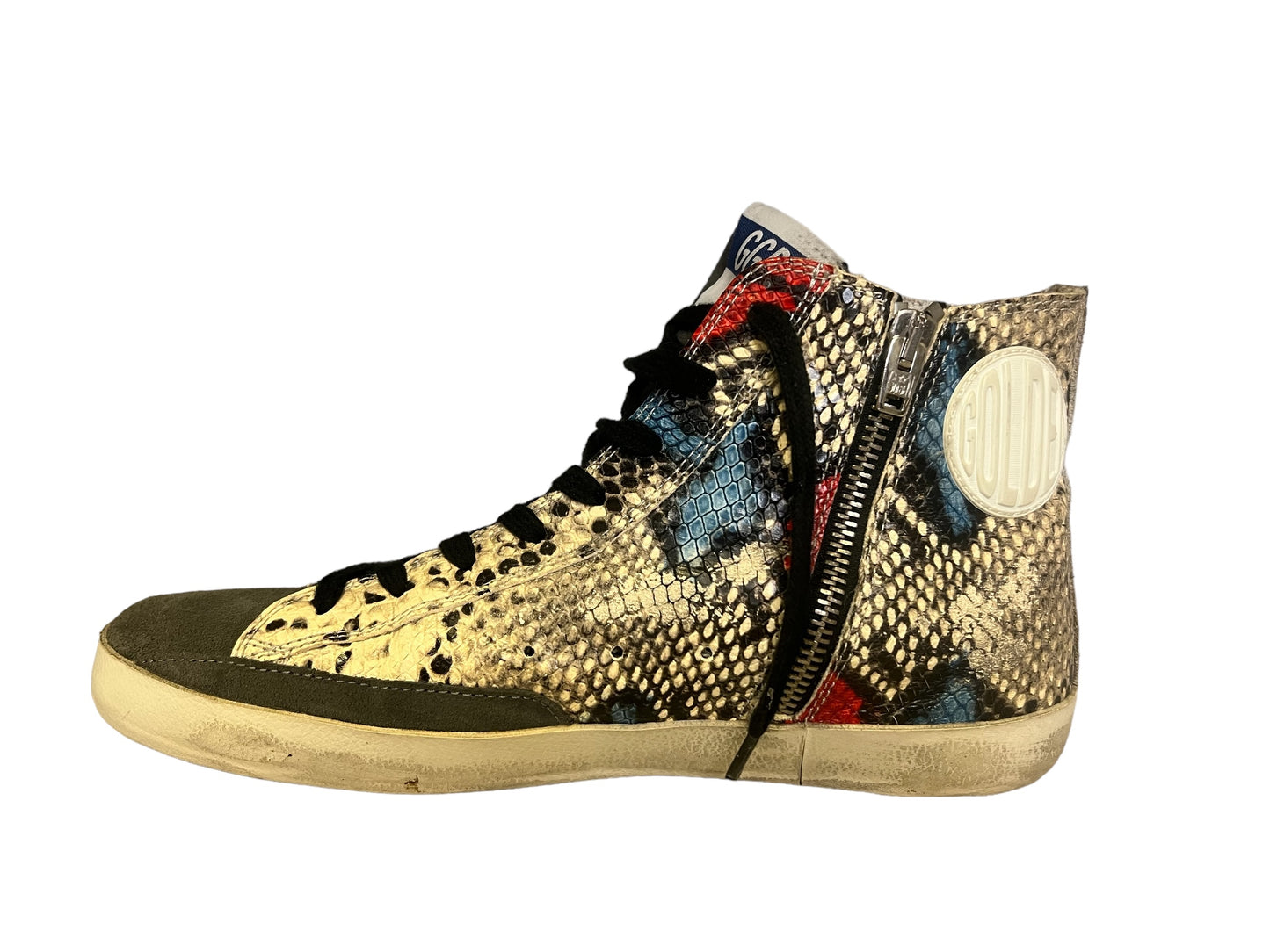 GOLDEN GOOSE Francy Snake Print Sneakers | 40