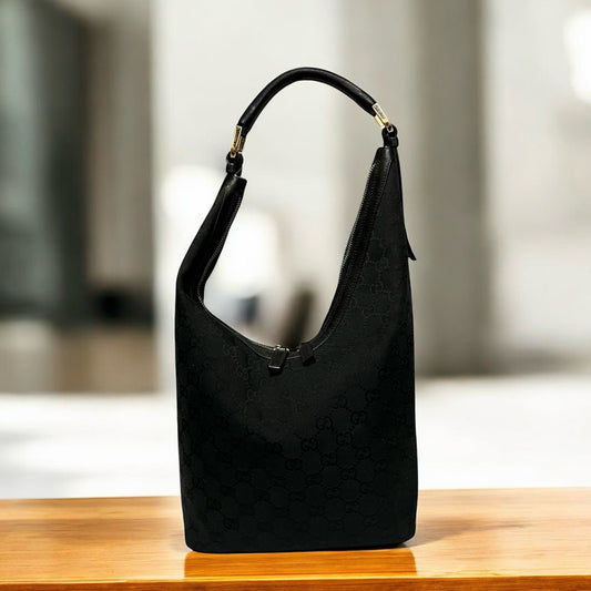 GUCCI Assymmetric Hobo in Black