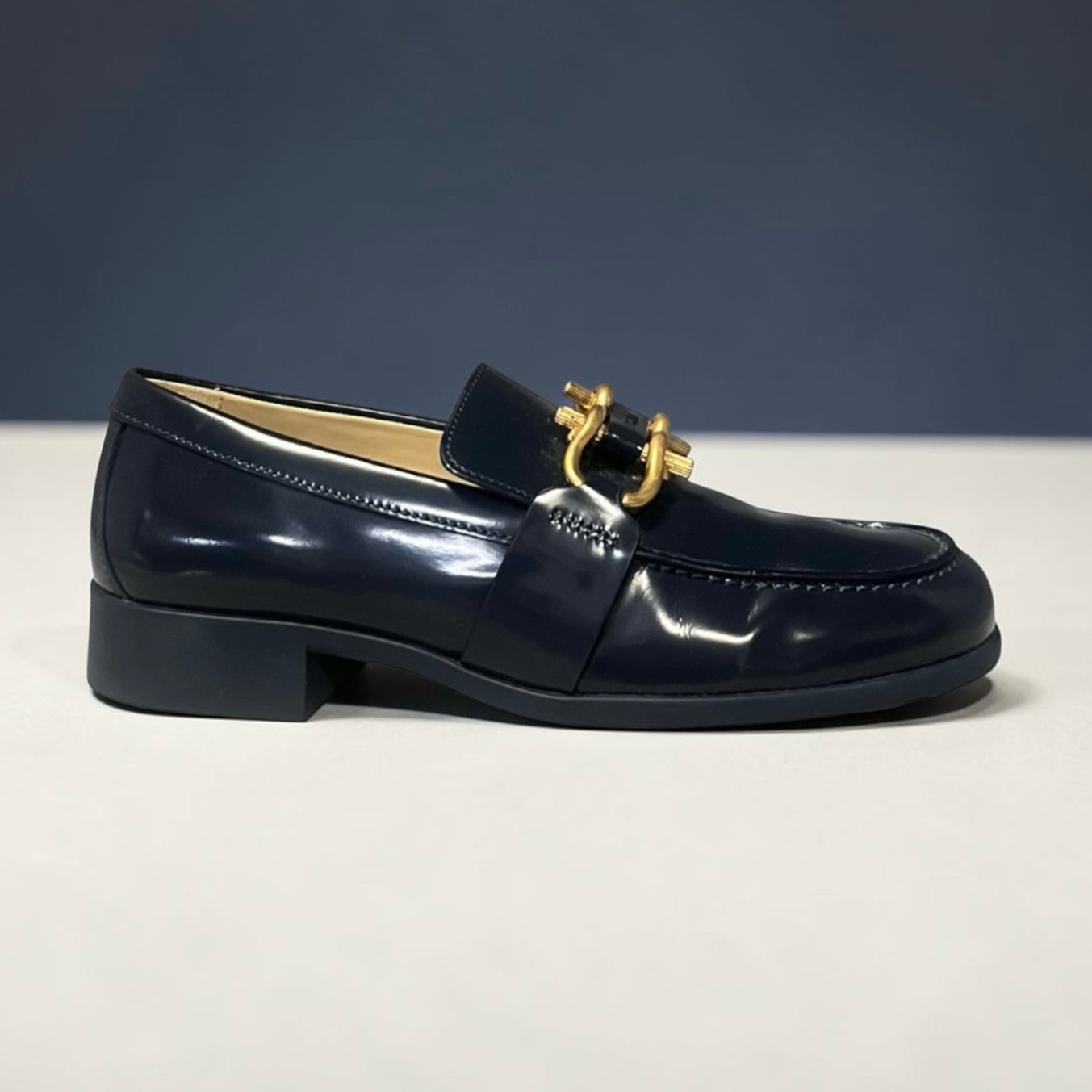 BOTTEGA VENETA Monsieur Loafers in Blue | 37