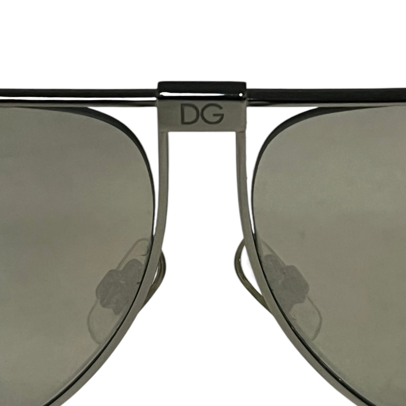 DOLCE & GABBANA Slim Aviator Sunglasses in Gunmetal