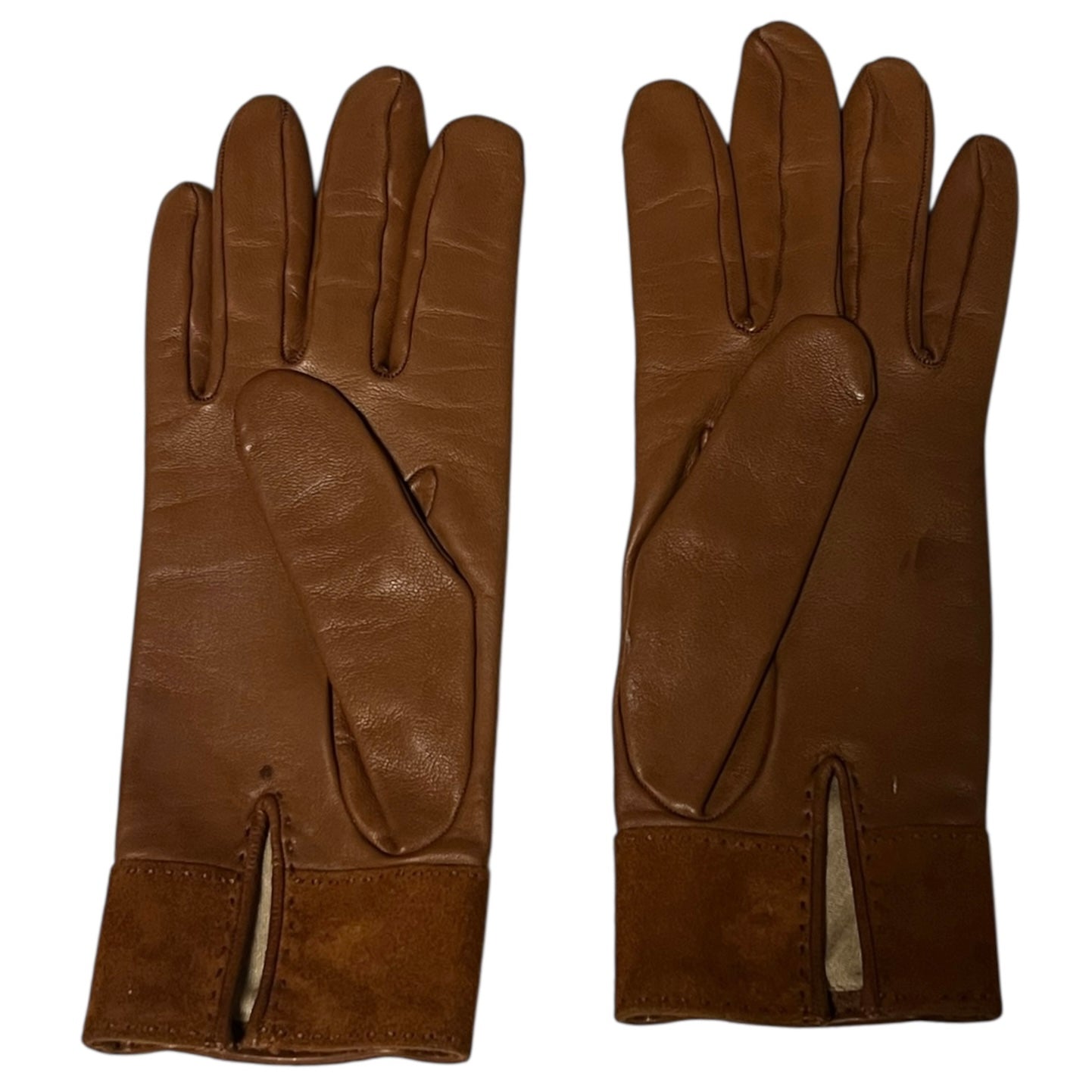 HERMES Collier de Chien Gloves in Gold | 7